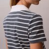 Monologo Mini-Kleid mit Rippenstreifen Monologo Mini-Kleid mit Rippenstreifen