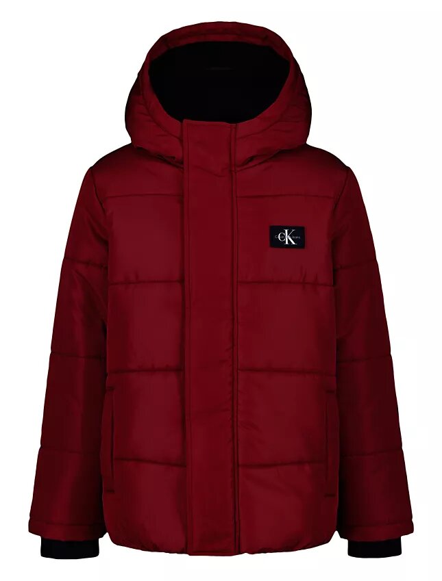 Monologo-Pufferjacke mit Aufnäher für Jungen Monologo-Pufferjacke mit Aufnäher für Jungen