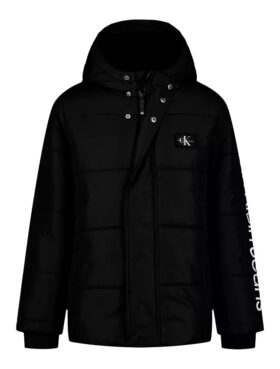 Monologo-Pufferjacke mit Aufnäher für Jungen