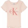 Monologo-Ripp-T-Shirt für Mädchen Monologo-Ripp-T-Shirt für Mädchen