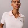 Monologo Stripe Rib Polo-T-Shirt Monologo Stripe Rib Polo-T-Shirt