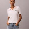 Monologo Stripe Rib Polo-T-Shirt Monologo Stripe Rib Polo-T-Shirt
