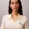 Monologo Stripe Rib Polo-T-Shirt Monologo Stripe Rib Polo-T-Shirt