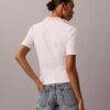 Monologo Stripe Rib Polo-T-Shirt Monologo Stripe Rib Polo-T-Shirt
