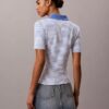 Monologo Stripe Rib Polo-T-Shirt Monologo Stripe Rib Polo-T-Shirt