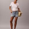 Monologo Stripe Rib Polo-T-Shirt Monologo Stripe Rib Polo-T-Shirt