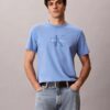 Monologo-T-Shirt mit Acid-Wash-Effekt Monologo-T-Shirt mit Acid-Wash-Effekt