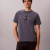 Monologo-T-Shirt mit Acid-Wash-Effekt Monologo-T-Shirt mit Acid-Wash-Effekt