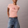 Monologo-T-Shirt mit Acid-Wash-Effekt