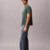Monologo-T-Shirt mit Acid-Wash-Effekt Monologo-T-Shirt mit Acid-Wash-Effekt