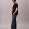 Monologo-T-Shirt mit Acid-Wash-Effekt Monologo-T-Shirt mit Acid-Wash-Effekt