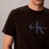 Monologo-T-Shirt mit Acid-Wash-Effekt Monologo-T-Shirt mit Acid-Wash-Effekt