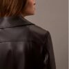 Motorradjacke aus Kunstleder Motorradjacke aus Kunstleder