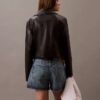 Motorradjacke aus Kunstleder Motorradjacke aus Kunstleder