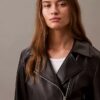 Motorradjacke aus Kunstleder Motorradjacke aus Kunstleder