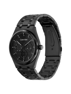 Multifunktionale Armbanduhr mit Gliederarmband