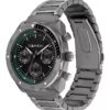 Multifunktionale Armbanduhr mit Gliederarmband