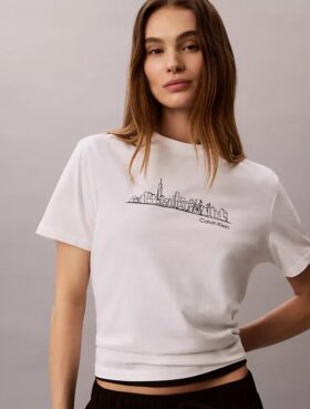 New York Cityscape Classic Graphic T-Shirt