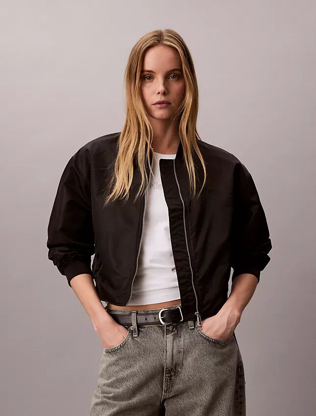 Nylon-Bomberjacke Nylon-Bomberjacke