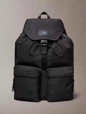Nylon-Rucksack mit Klappe