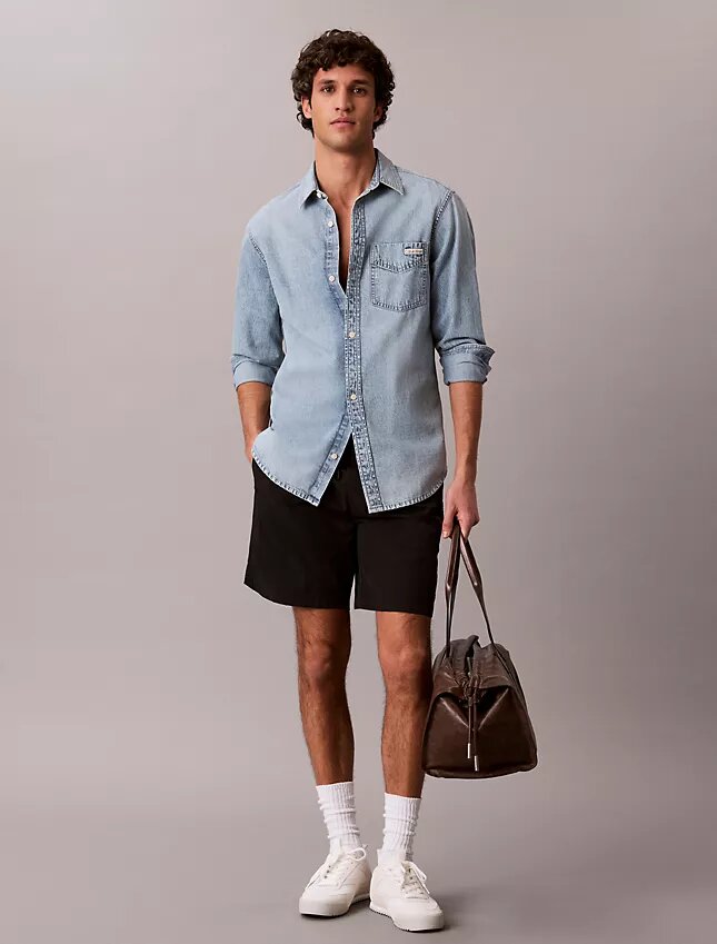 Nylon-Shorts mit Monogram zum Hineinschlüpfen Nylon-Shorts mit Monogram zum Hineinschlüpfen