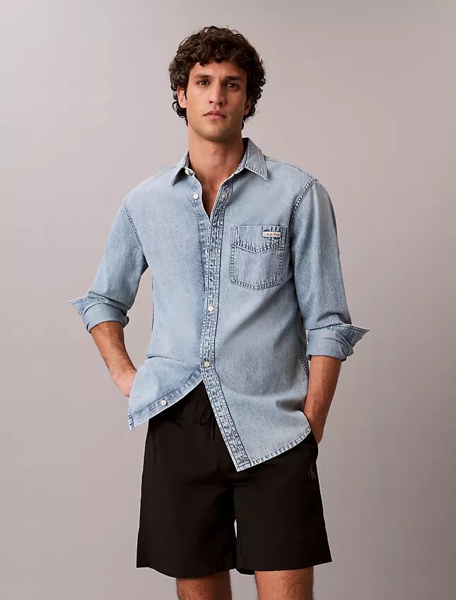 Nylon-Shorts mit Monogram zum Hineinschlüpfen Nylon-Shorts mit Monogram zum Hineinschlüpfen