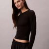 Nylon-Stretch-T-Shirt in schmaler Passform