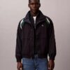 Nylon-Trainingsjacke mit Farbblöcken