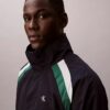 Nylon-Trainingsjacke mit Farbblöcken