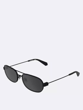 Ovale Sonnenbrille aus Metall