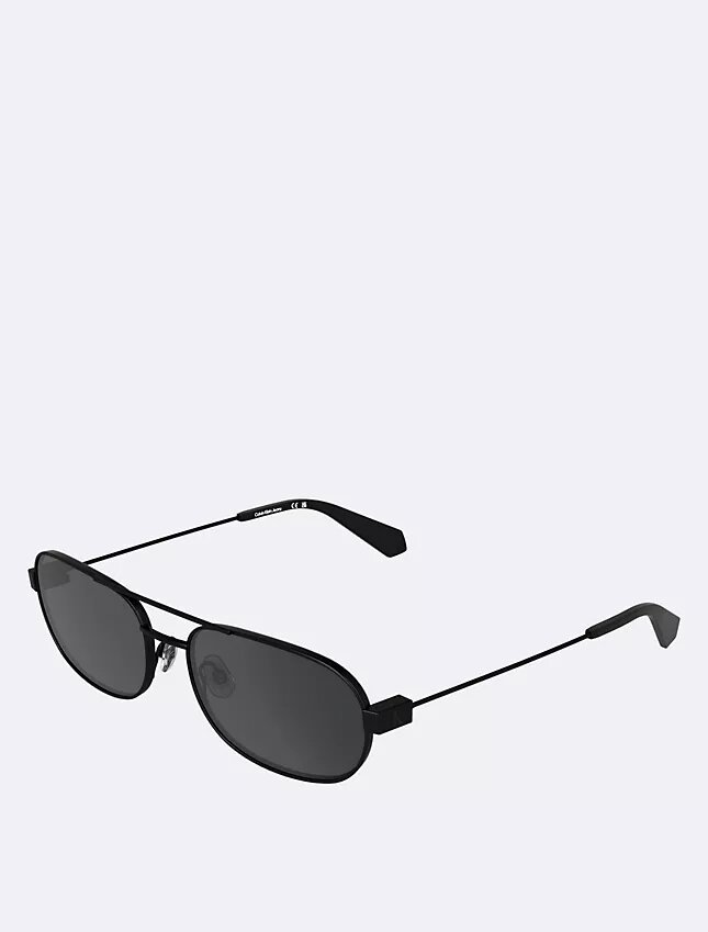 Ovale Sonnenbrille aus Metall Ovale Sonnenbrille aus Metall