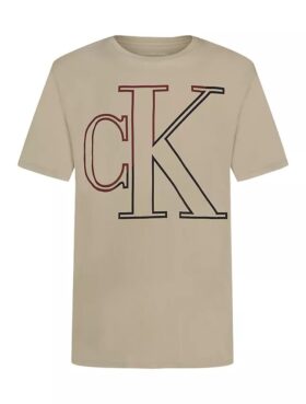Oversized-T-Shirt mit Monogram-Kontur für Jungen