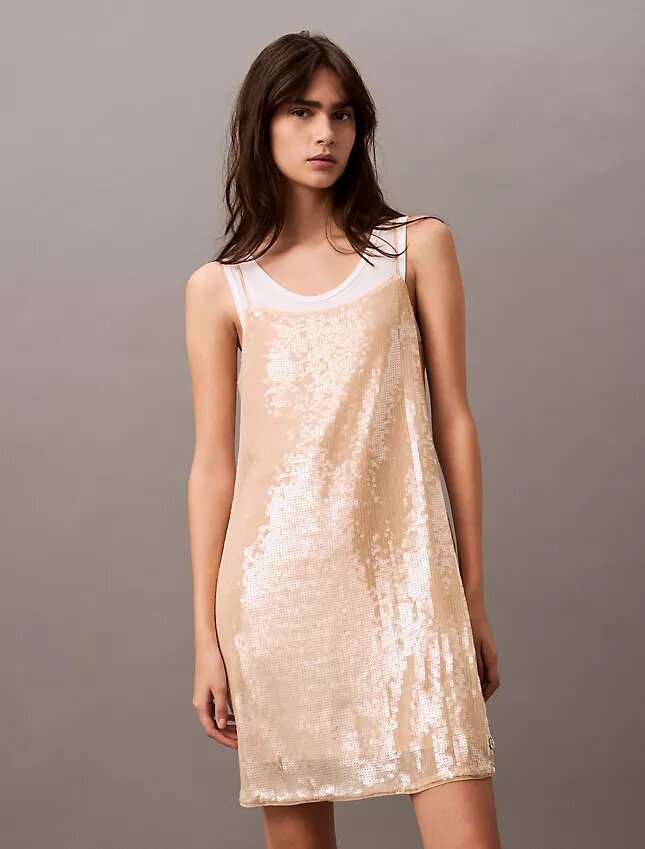 Pailletten-Minikleid Pailletten-Minikleid