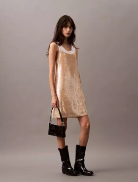 Pailletten-Minikleid