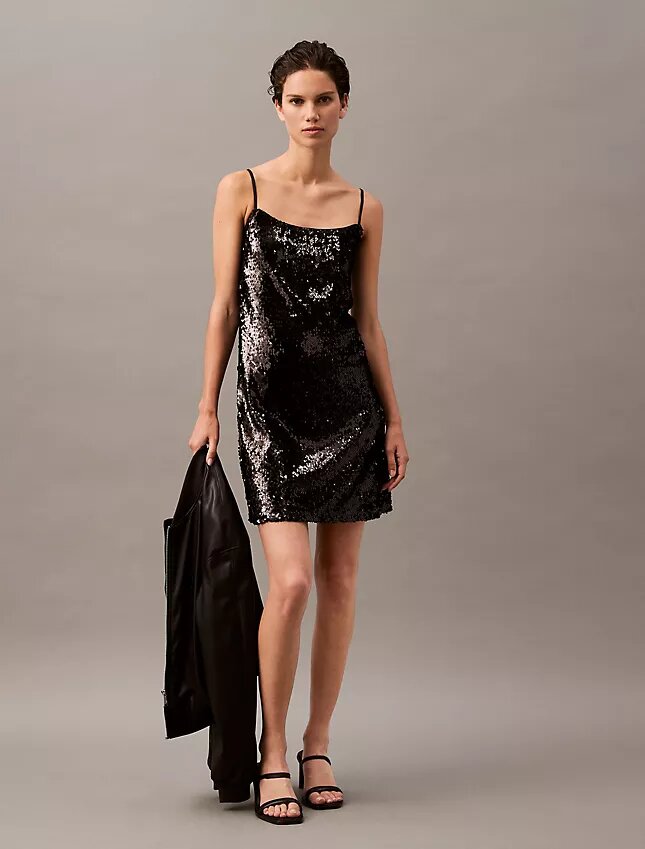 Pailletten-Minikleid Pailletten-Minikleid