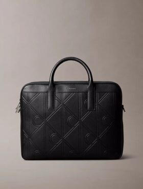 Pendlertasche mit geprägtem Emblem-Logo