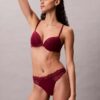 Perfectly Fit Push-Up Plunge Bra aus Spitze