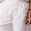 Plissierte Pull-On-Hose aus Leinenmischung Plissierte Pull-On-Hose aus Leinenmischung