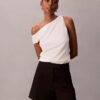 Plissierte, taillierte Shorts Plissierte, taillierte Shorts