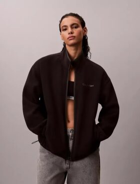 Polarfleece-Jacke mit Reißverschluss