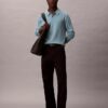 Polo-Pullover aus extrafeiner Merino-Mischung Polo-Pullover aus extrafeiner Merino-Mischung