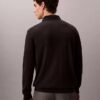 Polo-Pullover aus extrafeiner Merino-Mischung Polo-Pullover aus extrafeiner Merino-Mischung