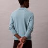 Polo-Pullover aus extrafeiner Merino-Mischung Polo-Pullover aus extrafeiner Merino-Mischung