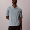 Polo-Pullover aus Leinenmischung