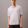 Polo-Pullover aus Leinenmischung