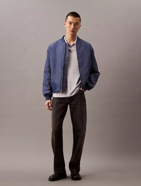 Polo-Pullover aus Leinenmischung