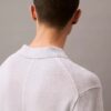 Polo-Pullover aus Leinenmischung