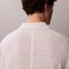 Polo-Pullover aus Leinenmischung