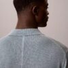 Polo-Pullover aus Leinenmischung