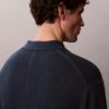 Polo-Pullover aus Leinenmischung